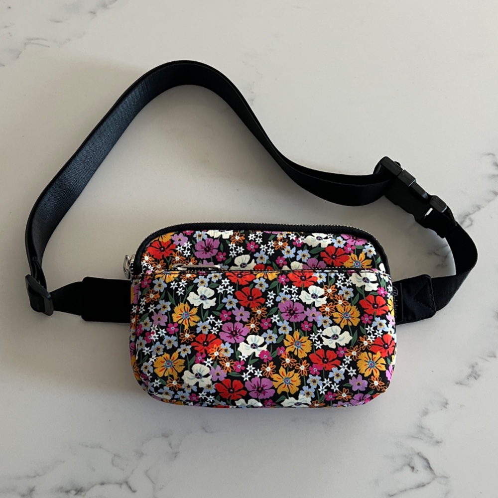 Brighton - Painted Poppies Floral Belt Bag - LIKE NEW!